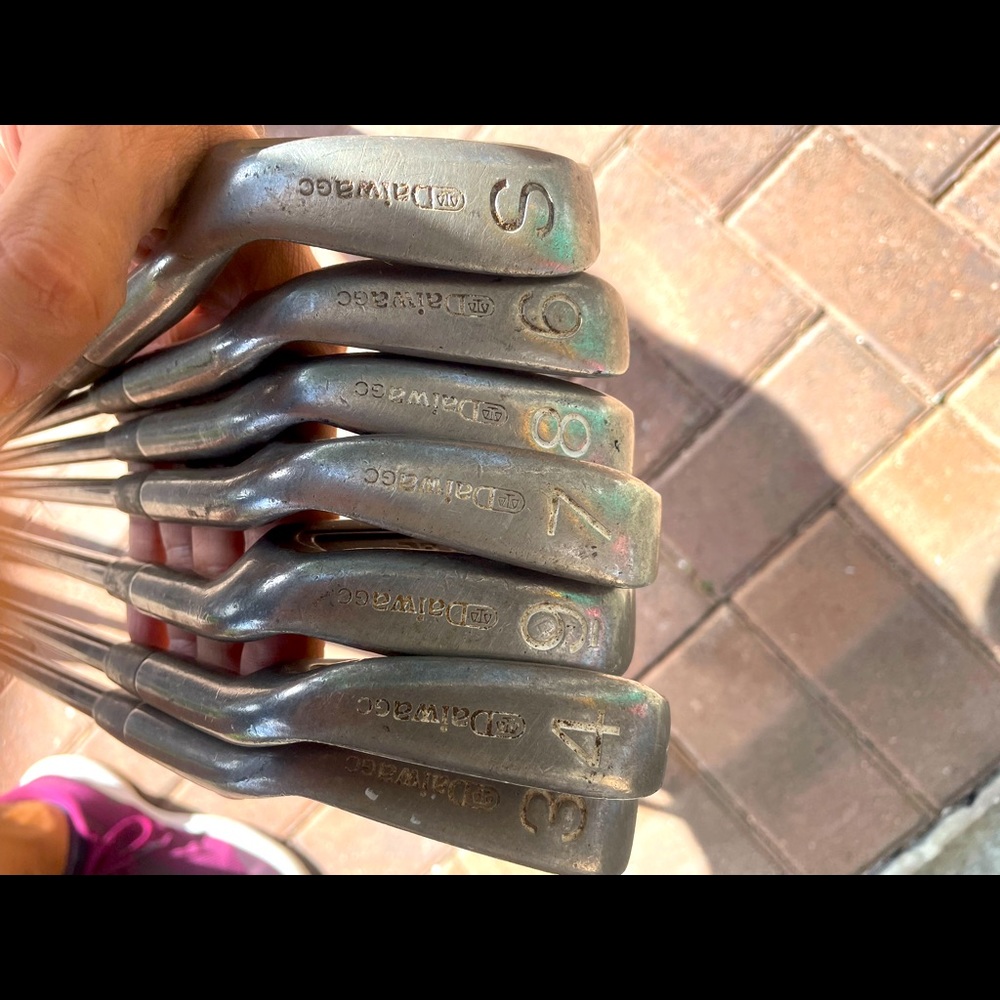 Golf Club Set Daiwa 7 Pc Iron Set In Right Handed Gem
